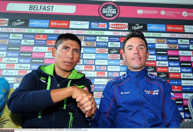 Joaquim Rodriguez and Nairo Quintana
