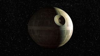 The Death Star from "Star Wars" is a moon-sized destroyer of worlds, and one of the most infamous weapons in science fiction movie history.