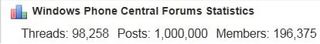 1Million Posts WPCentral