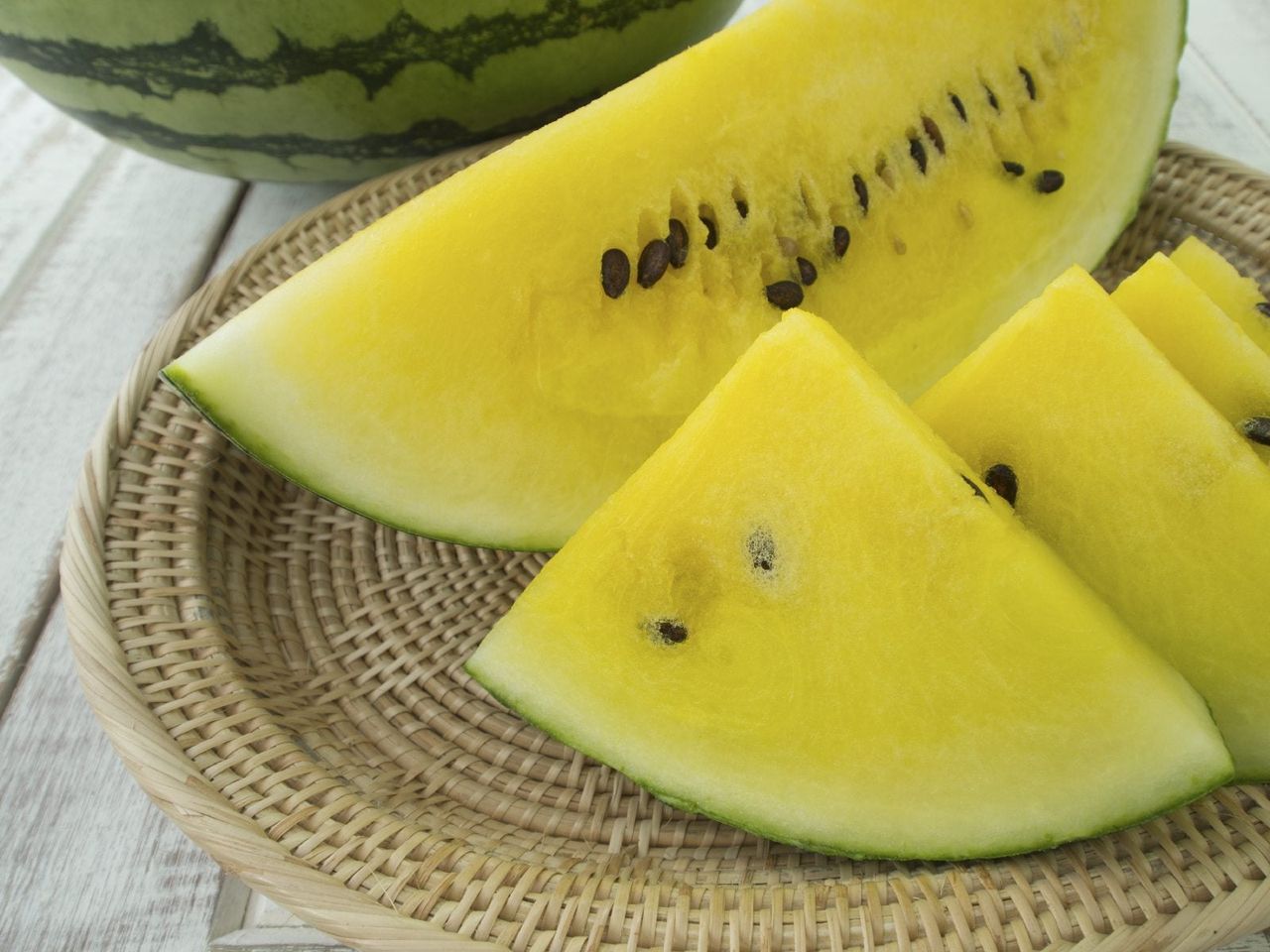 yellow watermelon