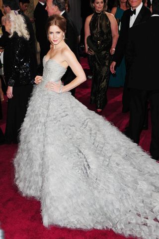 Amy Adams Wearing Oscar de la Renta