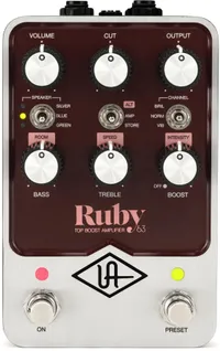 Universal Audio Universal Audio Ruby '63 Top Boost Amplifier Pedal
