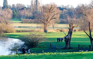 Walking in Grantchester Meadows, Cambridge