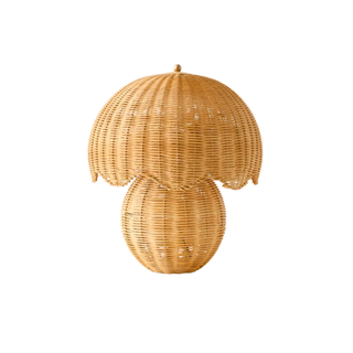 Sylvia Rattan Table Lamp