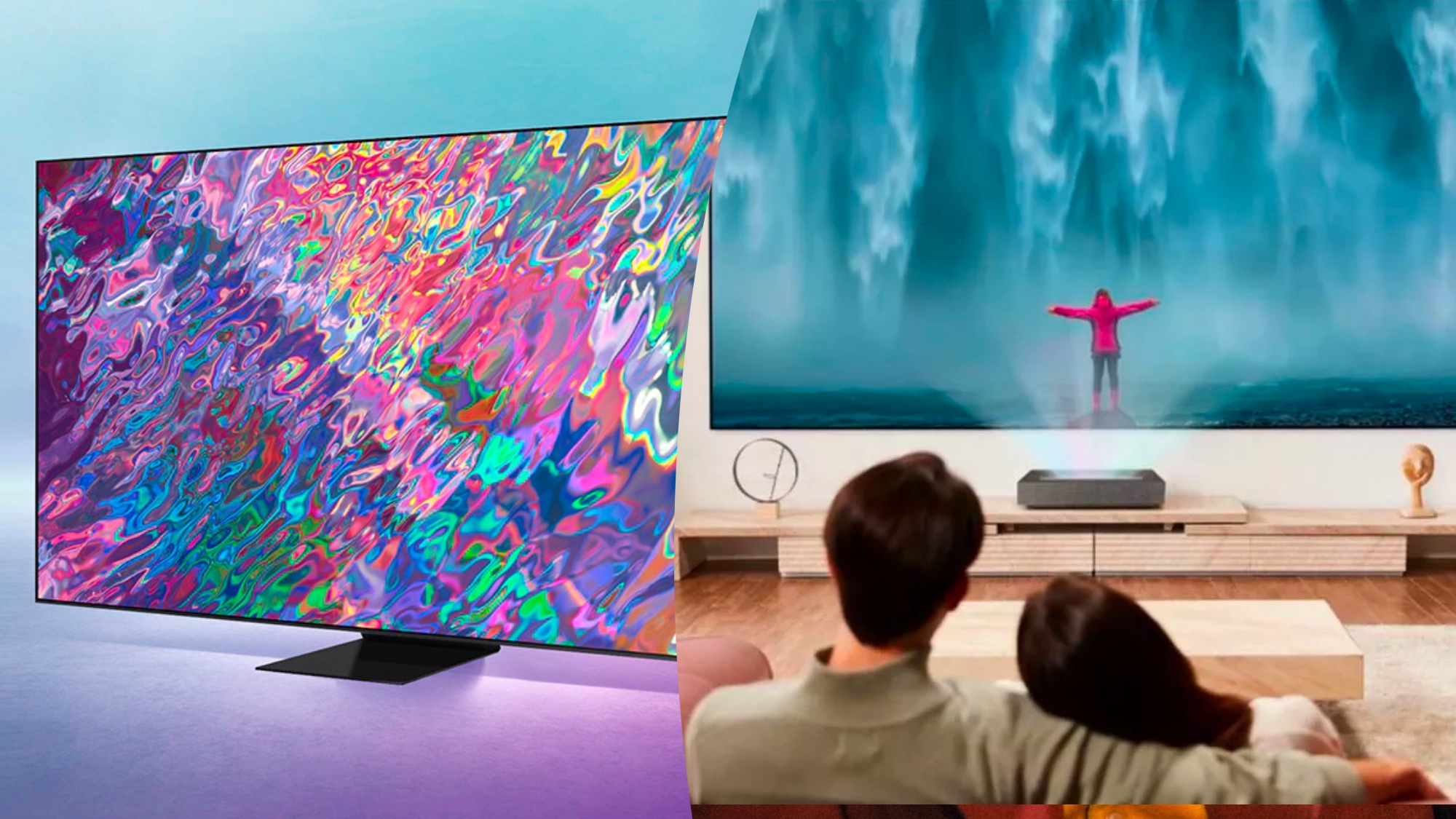 Ultra Short Throw Projector vs. Big Screen TVs