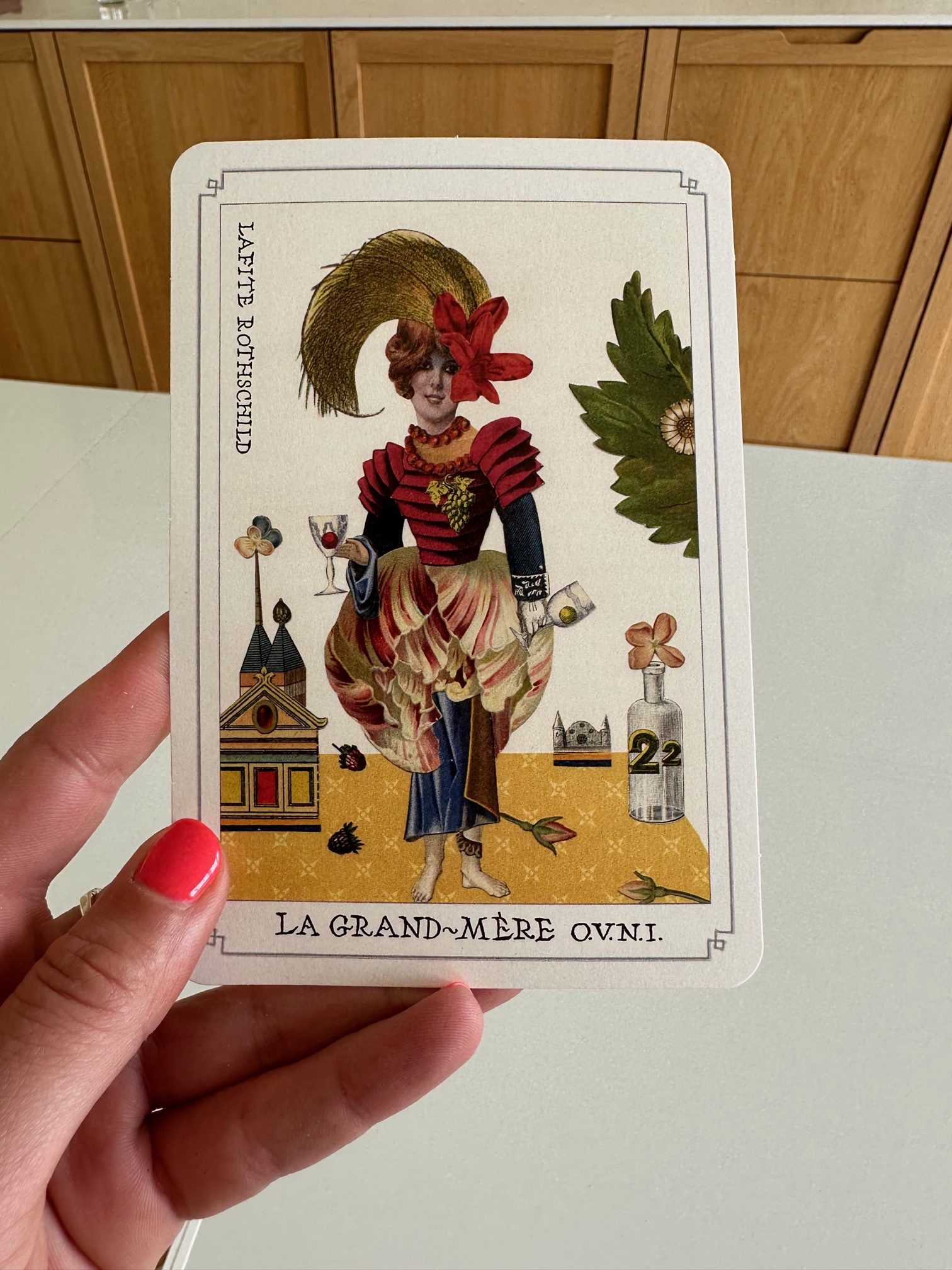 The keepsake card at Ch&amp;acirc;teau L'&amp;Eacute;vangile