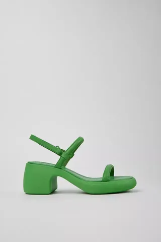 Camper Thelma Leather Heeled Sandal
