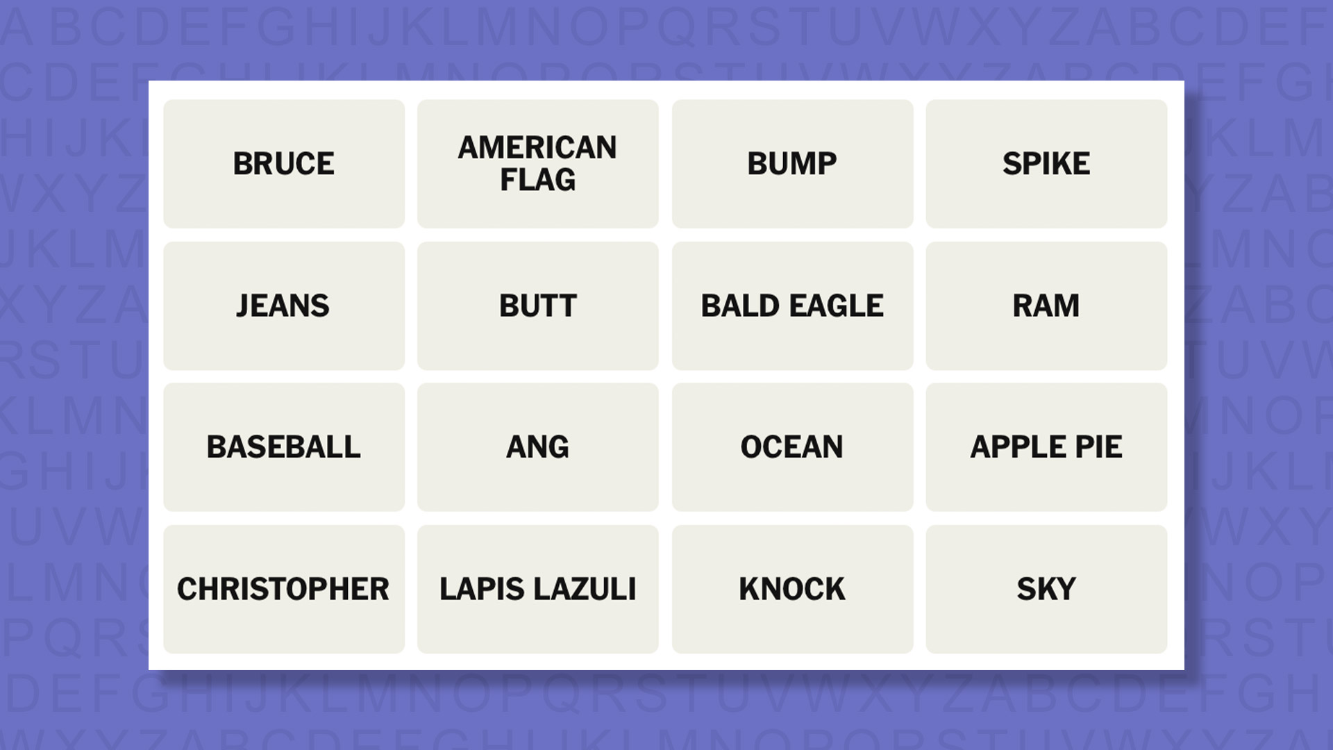 NYT Connections hints for game 970 on a purple background