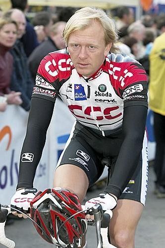 Jakob Piil (CSC) looks a little tired