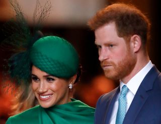 Meghan, Duchess of Sussex and Prince Harry, Duke of Sussex attend the Commonwealth Day Service 2020