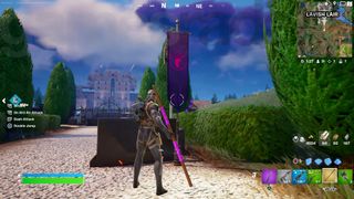 Destroying Fortnite Foot Clan banners