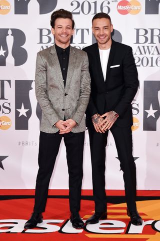 Louis Tomlinson And Liam Payne At The Brit Award 2016