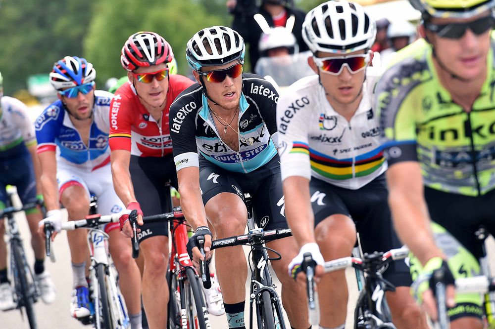 Michal Kwiatkowski in the breakaway.