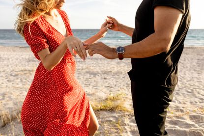Couple at the beach