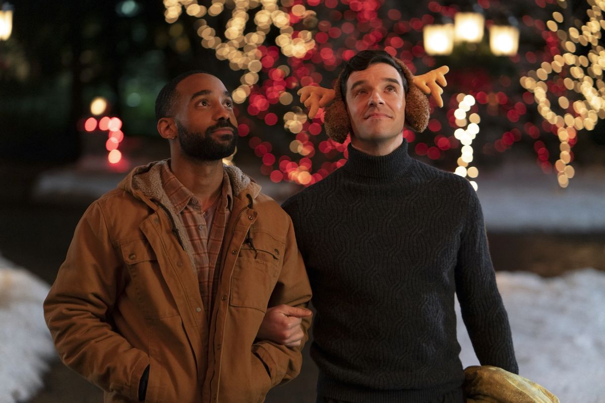 &#039;Single All The Way&#039; on Netflix sees Michael Urie and Will Philemon Chambers as Peter and Nick faking a festive romance.