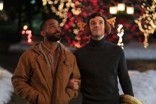 'Single All The Way' on Netflix sees Michael Urie and Will Philemon Chambers as Peter and Nick faking a festive romance.