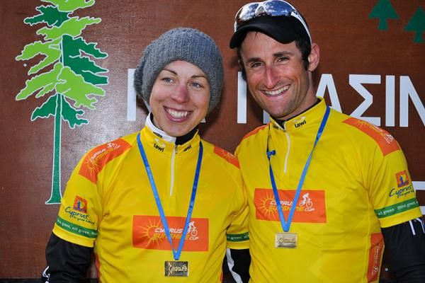 Stage winners: Annika Langvad (Easton Rockets) and Karl Markt (Felt Otztal X-Bionic)