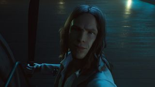 An image of a character staring into the camera from Vampire: The Masquerade - Bloodlines 2