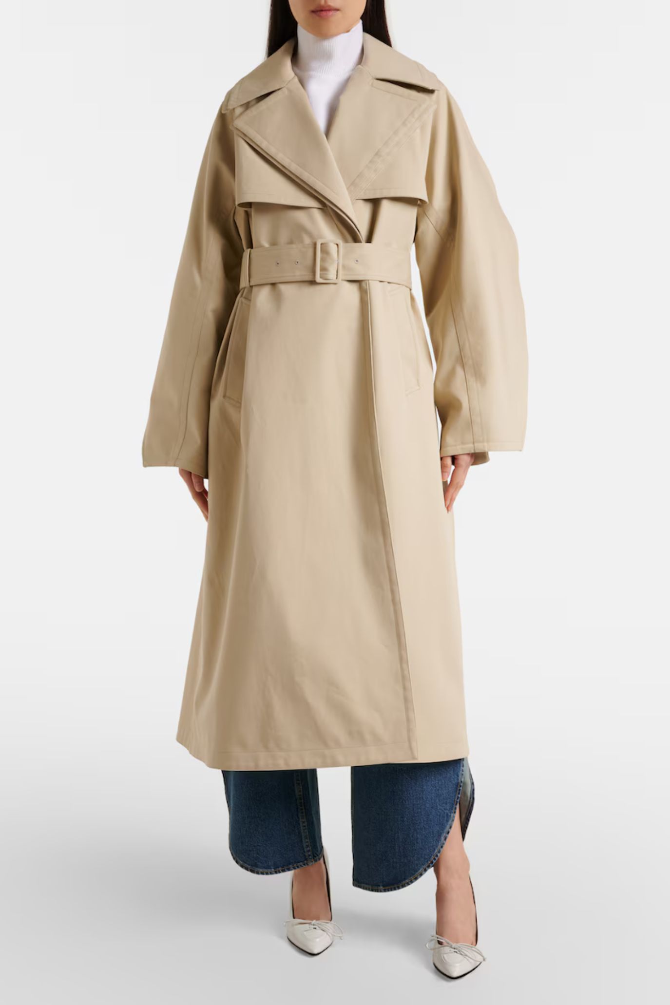 Alaïa Cotton gabardine trench coat