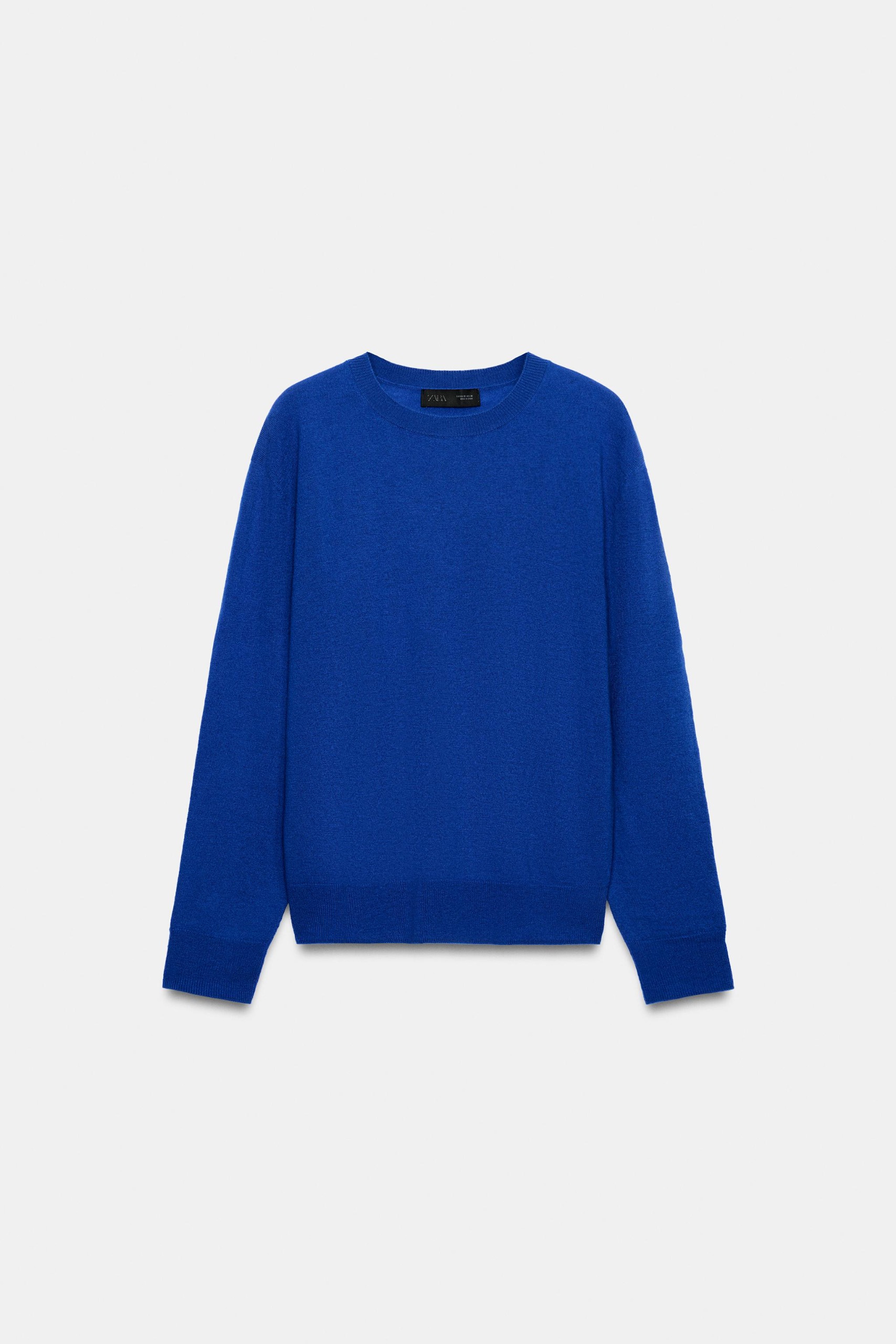 cobalt blue sweater women