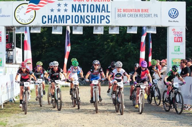 Junior Women's 17-18 start at Bear Creek Resort