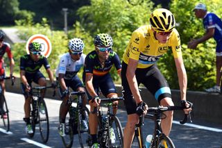 Chris Froome on stage eleven of the 2015 Tour de France