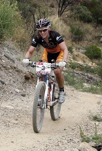 Katherine O'Shea (Torq Nutrition) on her way to victory