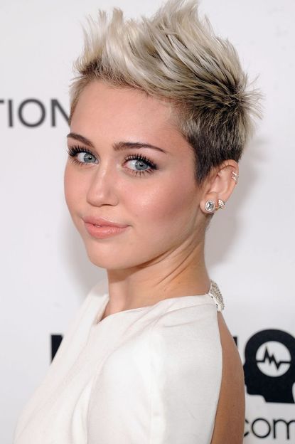 Miley Cyrus' Frosted Tips 