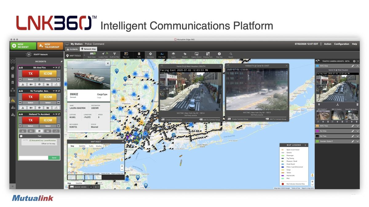 Screenshot of the LNK360 platform