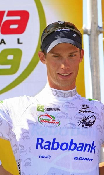 Dutch rider Michael Kreder (Rabobank Continental) leads the young rider classification.