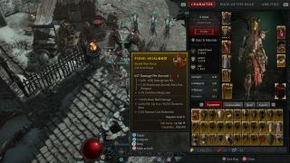 Diablo 4 Sacred items in inventory