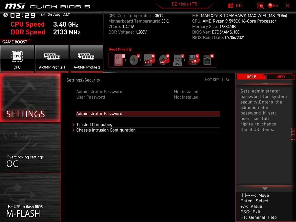 MSI MAG X570S Tomahawk Max WIFI