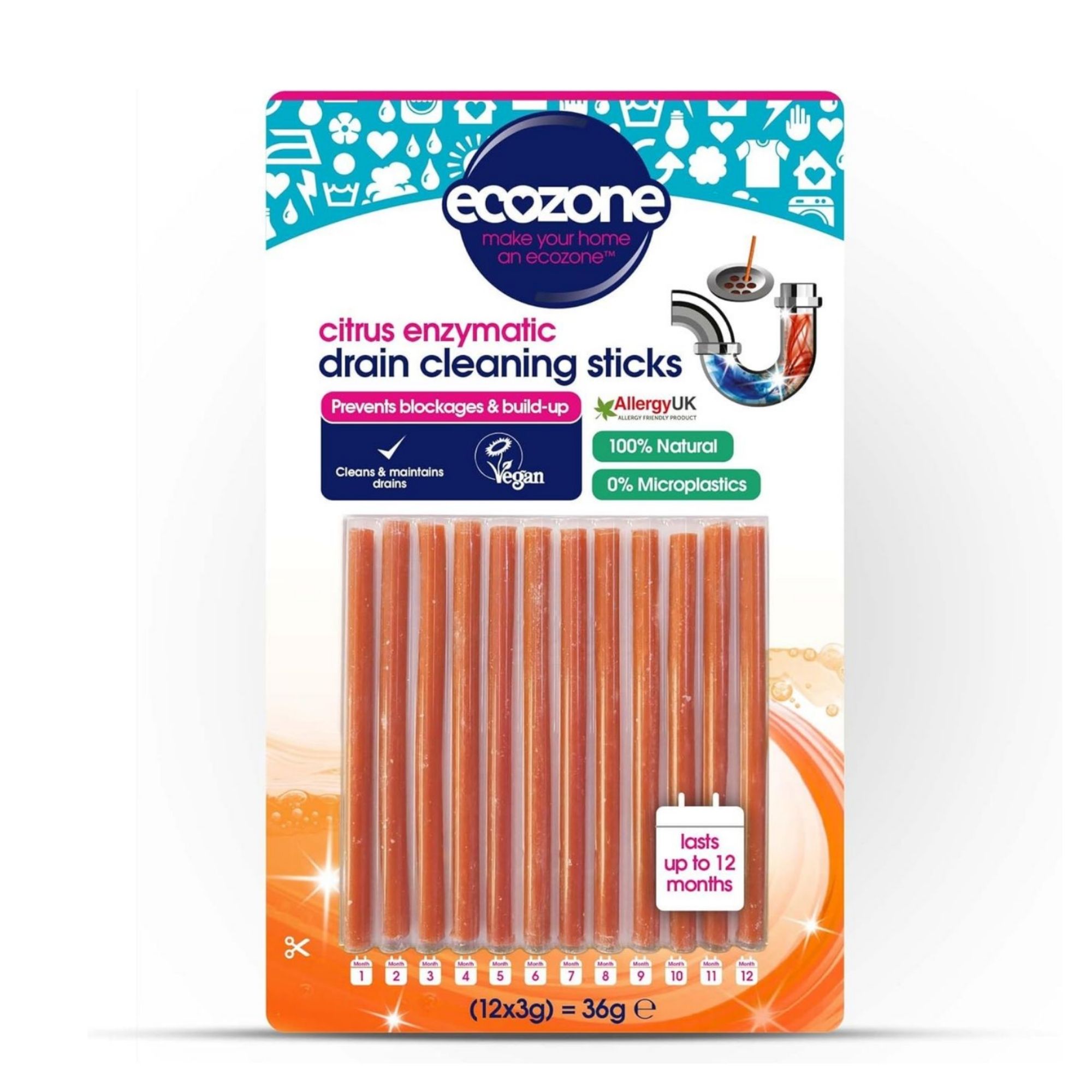 EcoZone Drain Cleaning Sticks