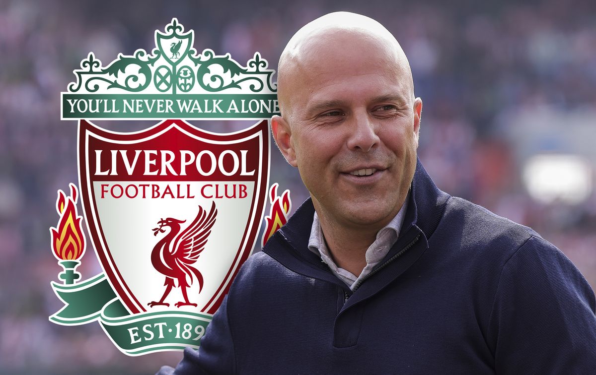 Incoming Liverpool manager Arne Slot of Feyenoord Rotterdam looks on prior to the Dutch Eredivisie match between Feyenoord and Go Ahead Eagles at Feyenoord Stadium on May 14, 2023 in Rotterdam, Netherlands.