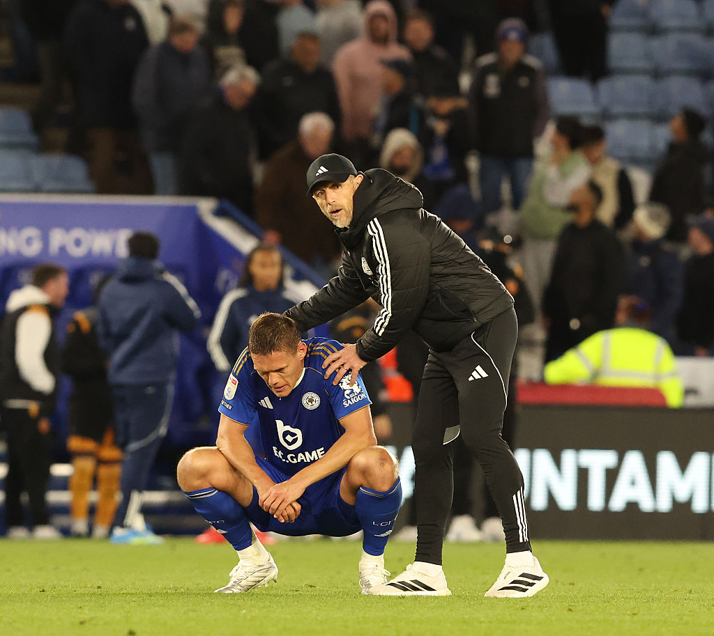 Leicester's relegation to League One was confirmed with games to spare