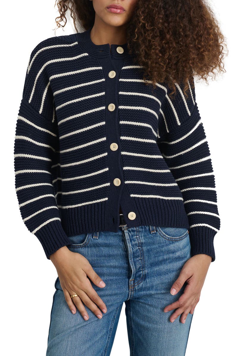 Nico Chunky Stripe Cotton Cardigan