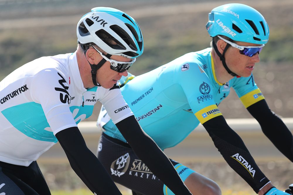 Chris Froome and Jakob Fuglsang