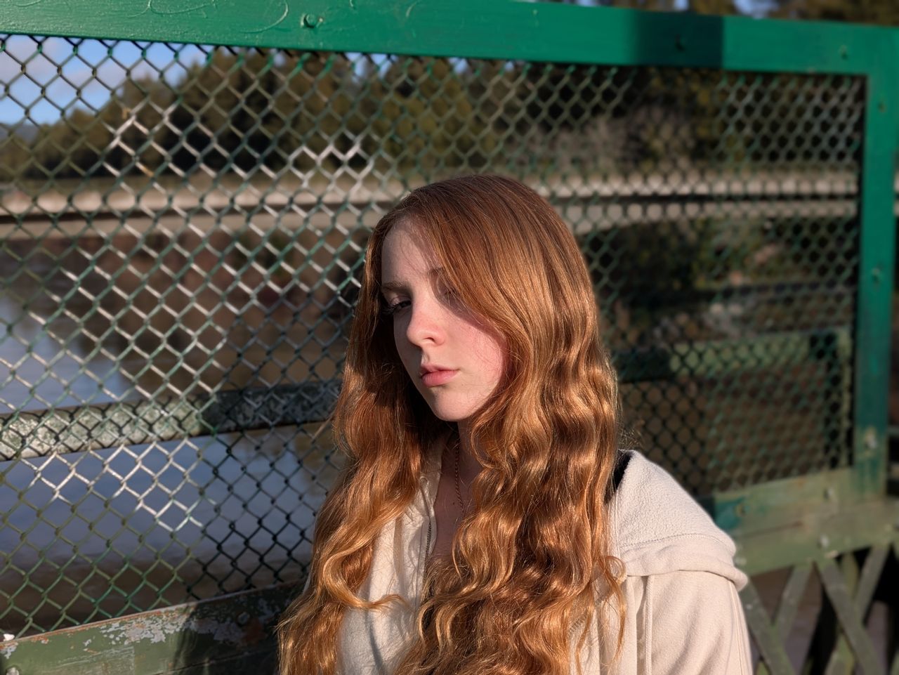 Portrait shot of teenage outdoors by Pixel 8a