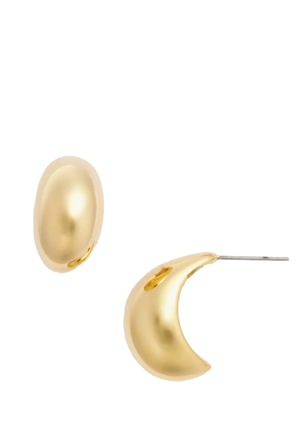 Demi Fine Large Teardrop Hoop Earrings