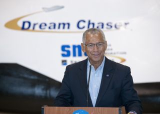 Charles Bolden at Dream Chaser Briefing