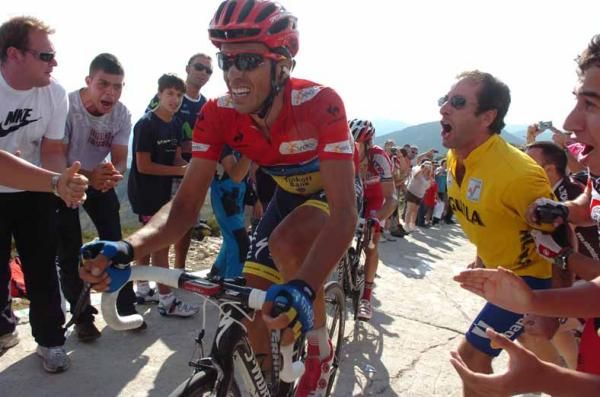 Alberto Contador (Saxo Bank-Tinkoff Bank) on Bola del Mundo.