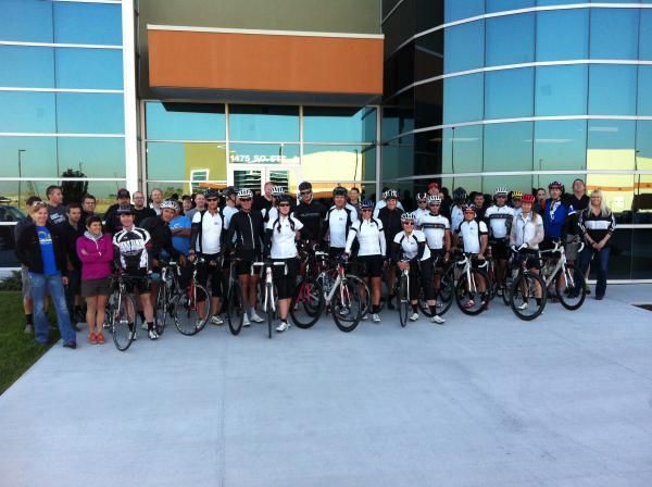 Ride to Vegas participants get ready to depart Utah