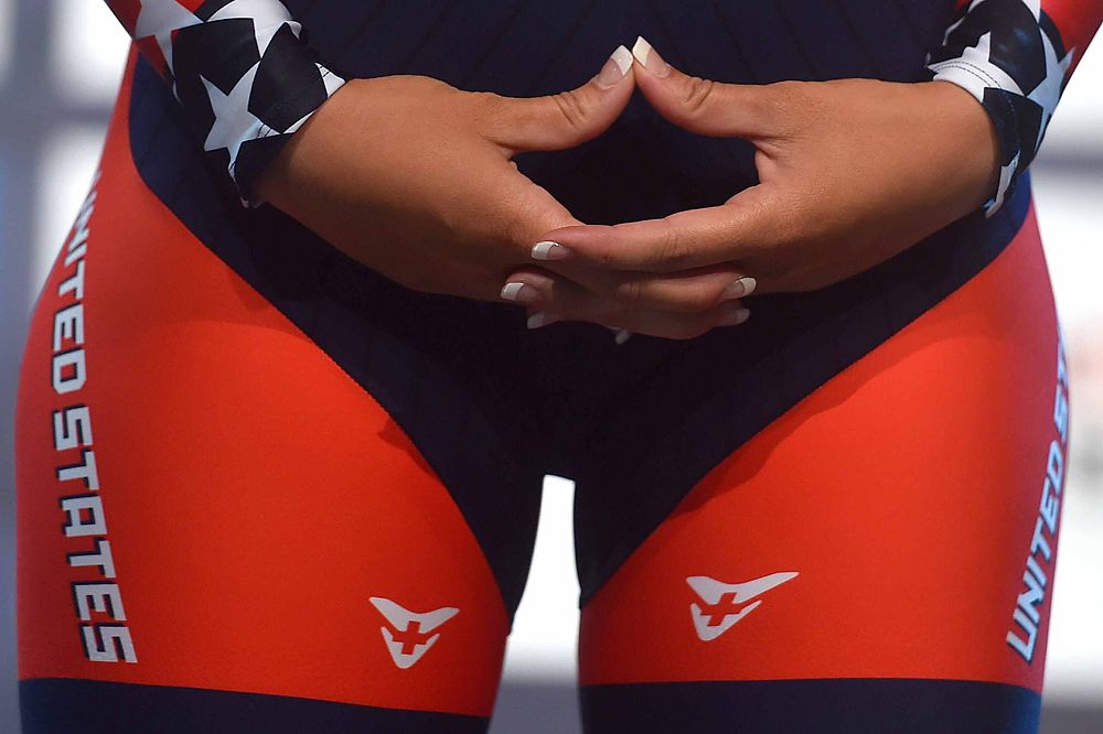 Chloe Dygert (United States of America) tops the podium
