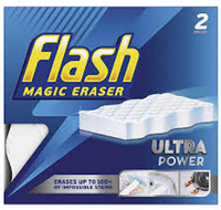 Shop Flash Magic Eraser Ultra Power (2 Erasers)