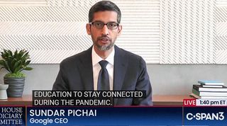 CEO of Google parent Alphabet, Sundar Pichai, on C-SPAN