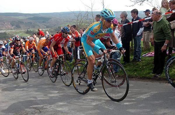 Alexandre Vinokourov in Liege-Bastogne-Liege.