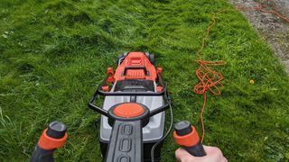 Best electric lawn mowers | You need to stay mindful of the power cable on Black + Decker's corded electric mower.
