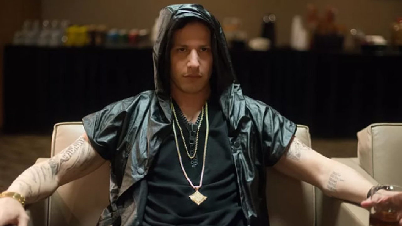 Andy Samberg en Popstar: Nunca pares, nunca pares.