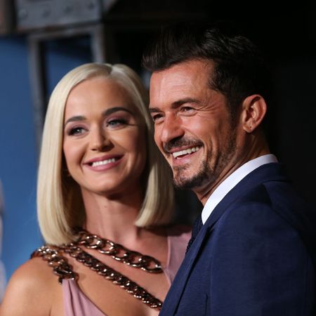 Katy Perry and Orlando Bloom attend the LA premiere of 'Carnival Row'