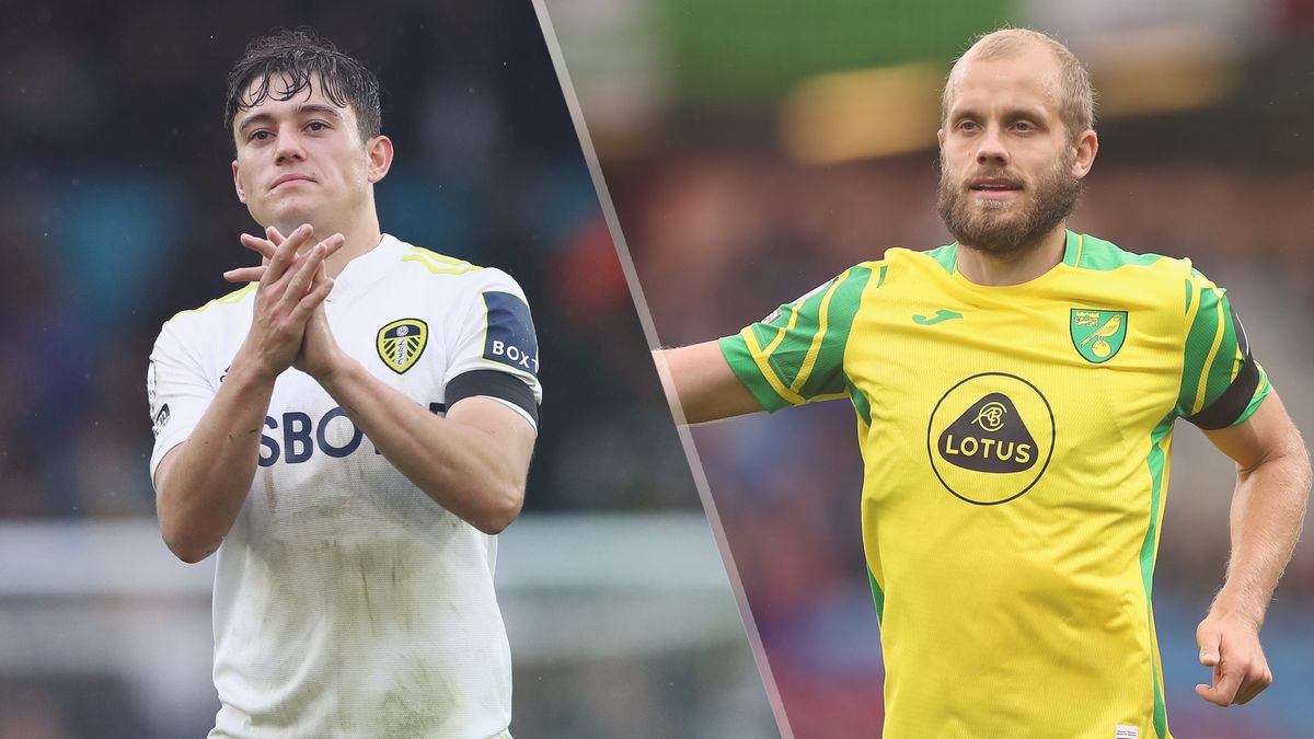 Daniel James of Leeds United and Teemu Pukki of Norwich City could both feature in the Leeds vs Norwich live stream